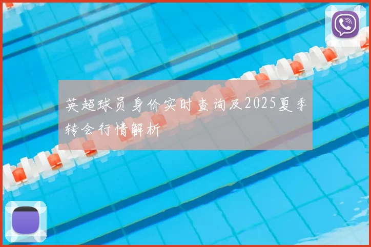 英超球员身价实时查询及2025夏季转会行情解析
